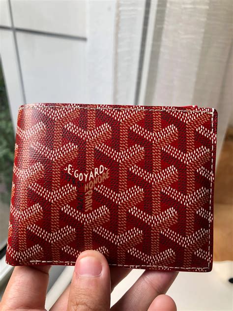 how much is a goyard wallet|goyard wallet price list.